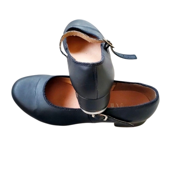Bloch Black Leather Mary Jane Dance Shoes Girls #2T  Size 7 1/2 US. - Picture 7 of 14